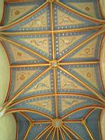 Blois, Chateau, Chapelle Saint Calais, Plafond